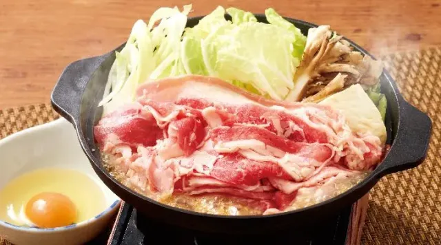 牛カルビすき焼き鍋(お肉ダブル)(夢庵)