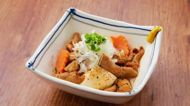 国産もつ煮豆富(夢庵)